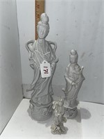 3 China Porcelain figures