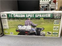 Master Mfg 15 Gal Spot Sprayer 1.0GPM 40PSI