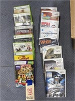 9-Wii Games & 8 Xbox Game Cases Only