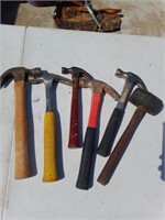 5 Hammers and Rubber Mallet
