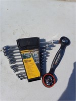 Work Zone Combination Wrench Set Metric and Black