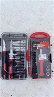 31 pc Screwdriver Bit and Socket Set and 16 pc