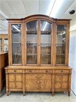 White Furniture Lighted China Cabinet
