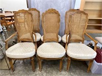 Stanley Dining Chairs with Cane Backs