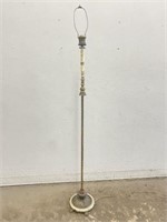 Vintage Floor Lamp with Carved Bone