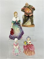 Selection of Porcelain Figurines - Royal Doulton