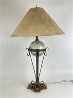 Metal Lamp with Globe