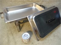 STAINLESS FOOD SERVER W/STERNO (A)
