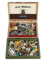 Two Boxes filled with Unsearched Costume Jewelry