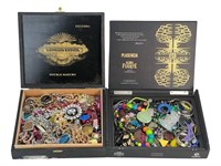 Two Boxes filled with Unsearhced Costume Jewelry