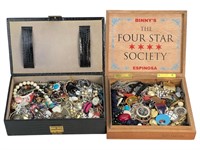 Two Boxes filled with Unsearched Costume Jewelry