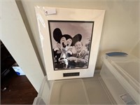 SIGNED WALT DISNEY PRINT