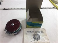 Cavalier fly- casting reel with box