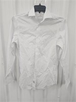 Size 14 1/2  32/33 Calvin Klein Men's Dress Shirt