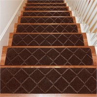 C6015  Seloom Stair Treads Carpet Brown 830