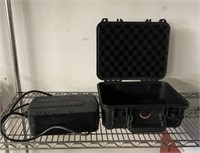 APC battery back-up and Husky box (one broken lat)