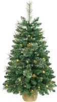 B9744 Pre-lit Artificial Christmas Tree 100 PVC