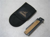 GERBER Quadrant pocket Knife w/ sheath