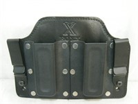 New FOXX hybrid Leather Kydex Double magazine Hold