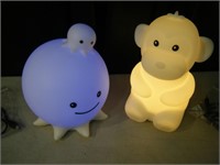 2 count color~changing LED night Lamp
