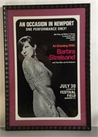 "Evening with Barbra Streisand" Poster 26x18"