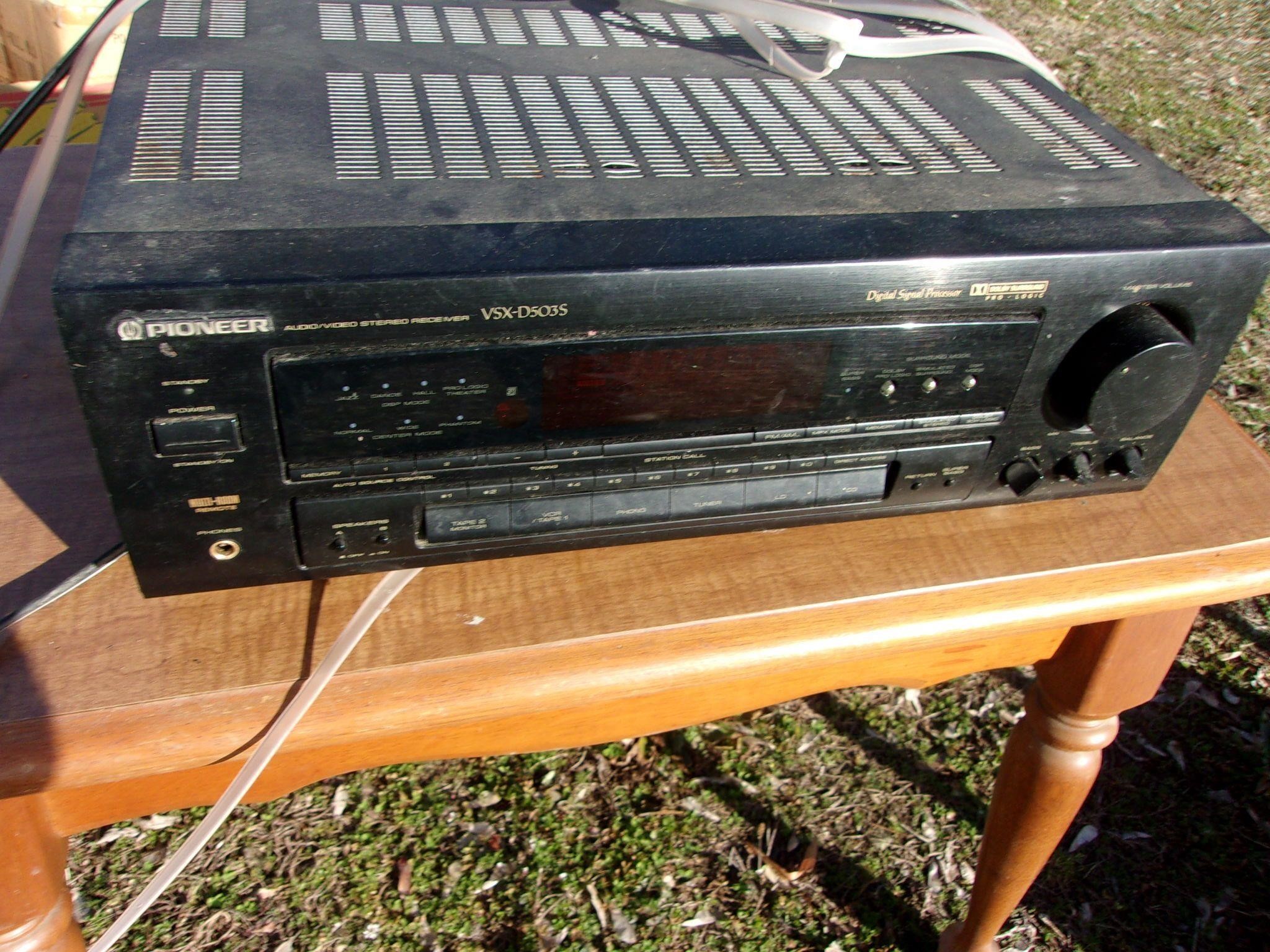 pioneer audio video stereo receiver