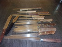 vintage restaurant knife lot