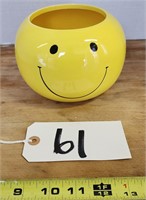 Smiley Face Planter, Unmarked