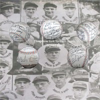 1934 New York Yankees Team Signed Baseball
