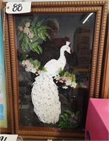 Styrofoam, Sequin Peacock Art