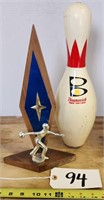 Brunswick Bowling Pin & Trophy