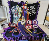 Disney Villian Collectors Plates/ Blanket