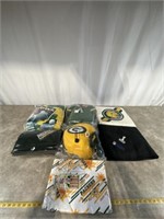 Packer themed blankets and pillows