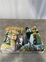 Brett Favre t-shirts and sweatshirt, total of 9