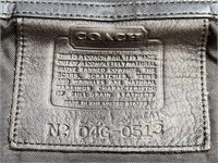 Big Coach Leather Garment Bag