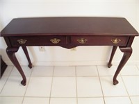SOFA TABLE WITH 2 DRAWERS 48 X 14 X 30"H