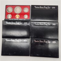 1978 US Mint Proof Sets (5)