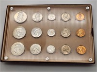 1957/58/59 US Coin Sets Plastic Case