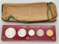 1958 US Mint Proof Set Lucite Case