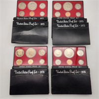 1973-76 US Mint Proof Sets (6)