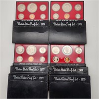 1976-79 US Mint Proof Sets (6)
