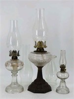 Clear Glass Oil Lamps