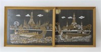 Thai Silk Paintings