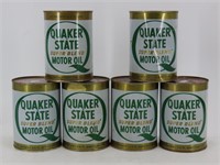 Quaker State Motor Oil Cans