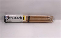 New Pro-Mark Drumticks 5A Hickory Forward 4 Pack