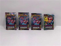 New Lot of 4 Pokemon Sun and Moon Unified Minds
