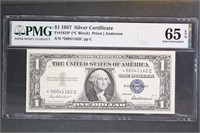 US Paper Money 1935A $1 Silver Certificate GN65PPQ