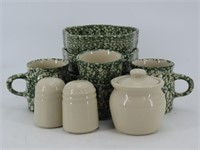 Roseville Spongeware Pottery