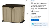 B9485 Keter Store It Out MAX Storage Shed