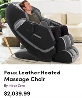 FB2320  Faux Leather HeatedMassage Chair